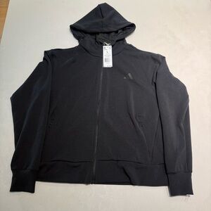 Men's adidas full zip Black Hoodie Sweater